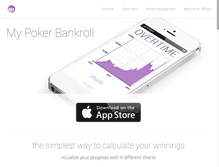 Tablet Screenshot of pokerbankrollapp.com